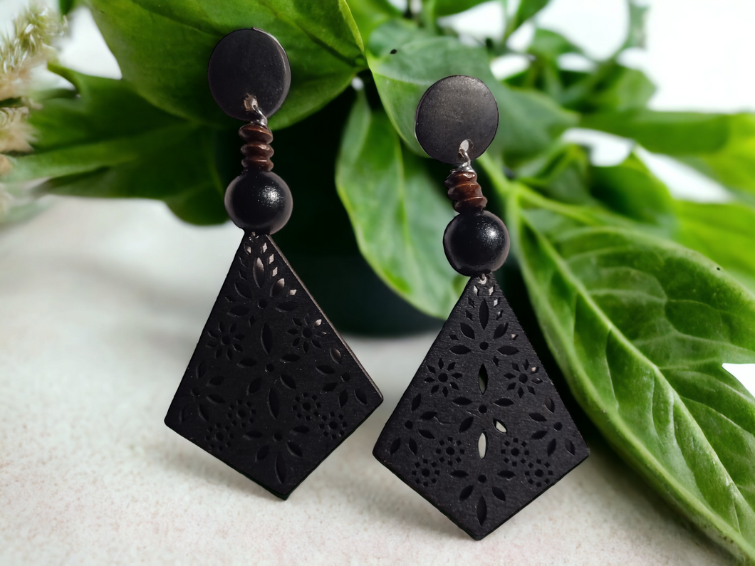 Handmade boho chic clip on earrings Kargo Fresh