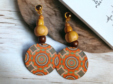 Load image into Gallery viewer, Handmade boho chic clip on earrings Kargo Fresh
