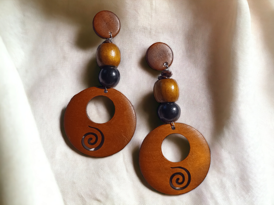 Handmade boho chic clip on earrings Kargo Fresh