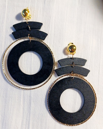 Handmade boho clip on earrings Kargo Fresh