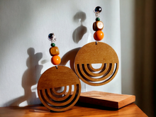 Load image into Gallery viewer, Handmade boho clip on earrings Kargo Fresh
