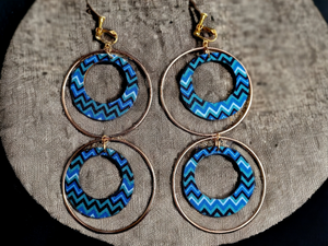 Handmade boho clip on hoops Kargo Fresh