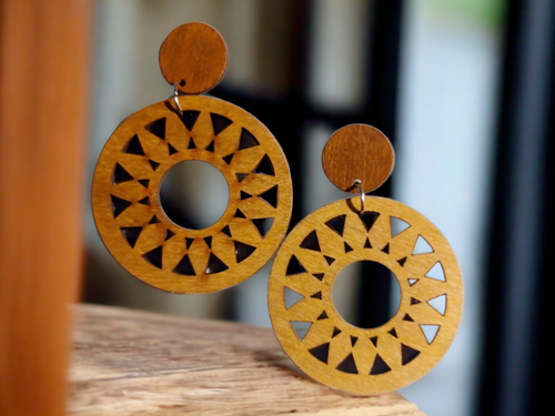 Handmade boho dangle clip on earrings Kargo Fresh