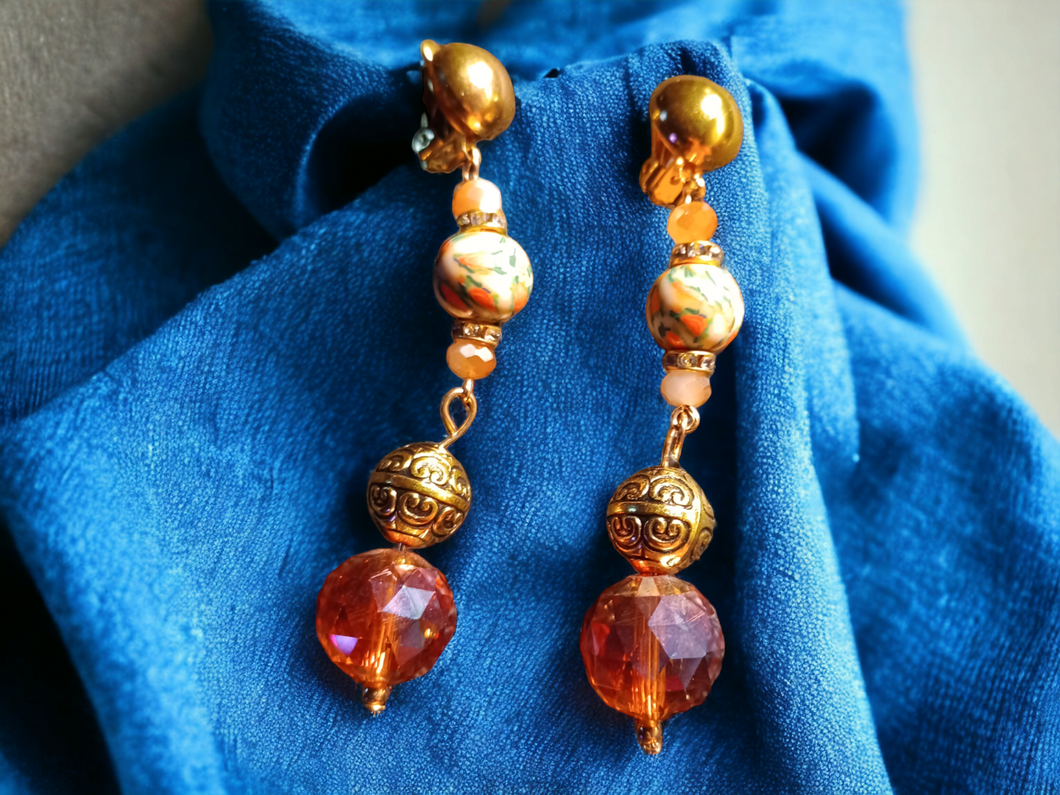 Handmade boho dangle clip ons Kargo Fresh