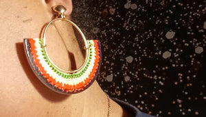 Handmade boho hoop earrings Kargo Fresh