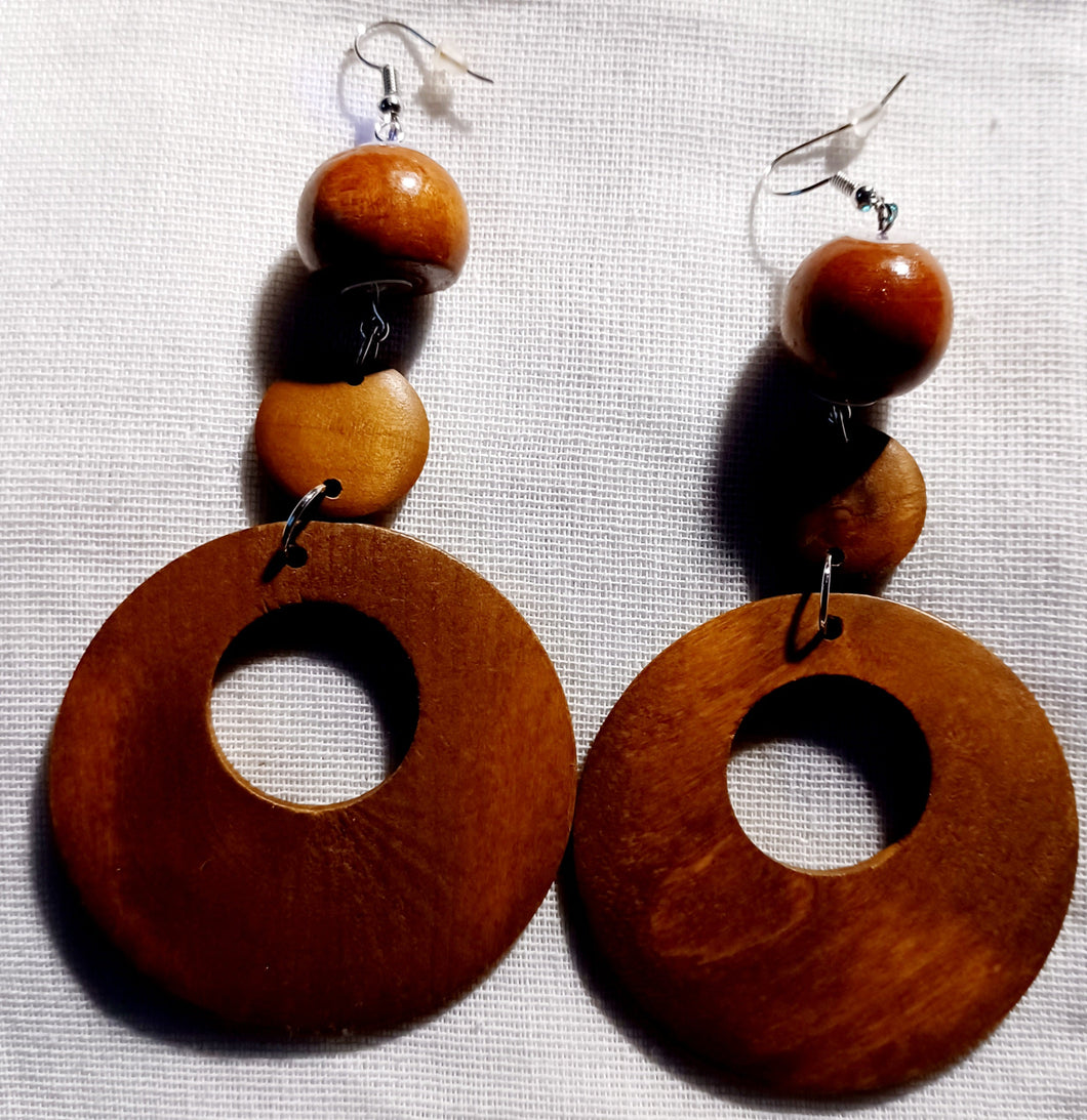 Handmade boho hoop earrings Kargo Fresh