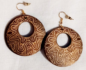 Handmade boho hoop earrings Kargo Fresh