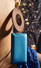 Load image into Gallery viewer, Handmade boho wood clip on earrings Kargo Fresh
