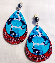 Load image into Gallery viewer, Handmade boho wooden earrings Kargo Fresh
