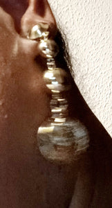 Handmade clip on coin dangle earrings Kargo Fresh