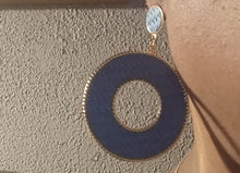 Load image into Gallery viewer, Handmade clip on raffia hoops Kargo Fresh
