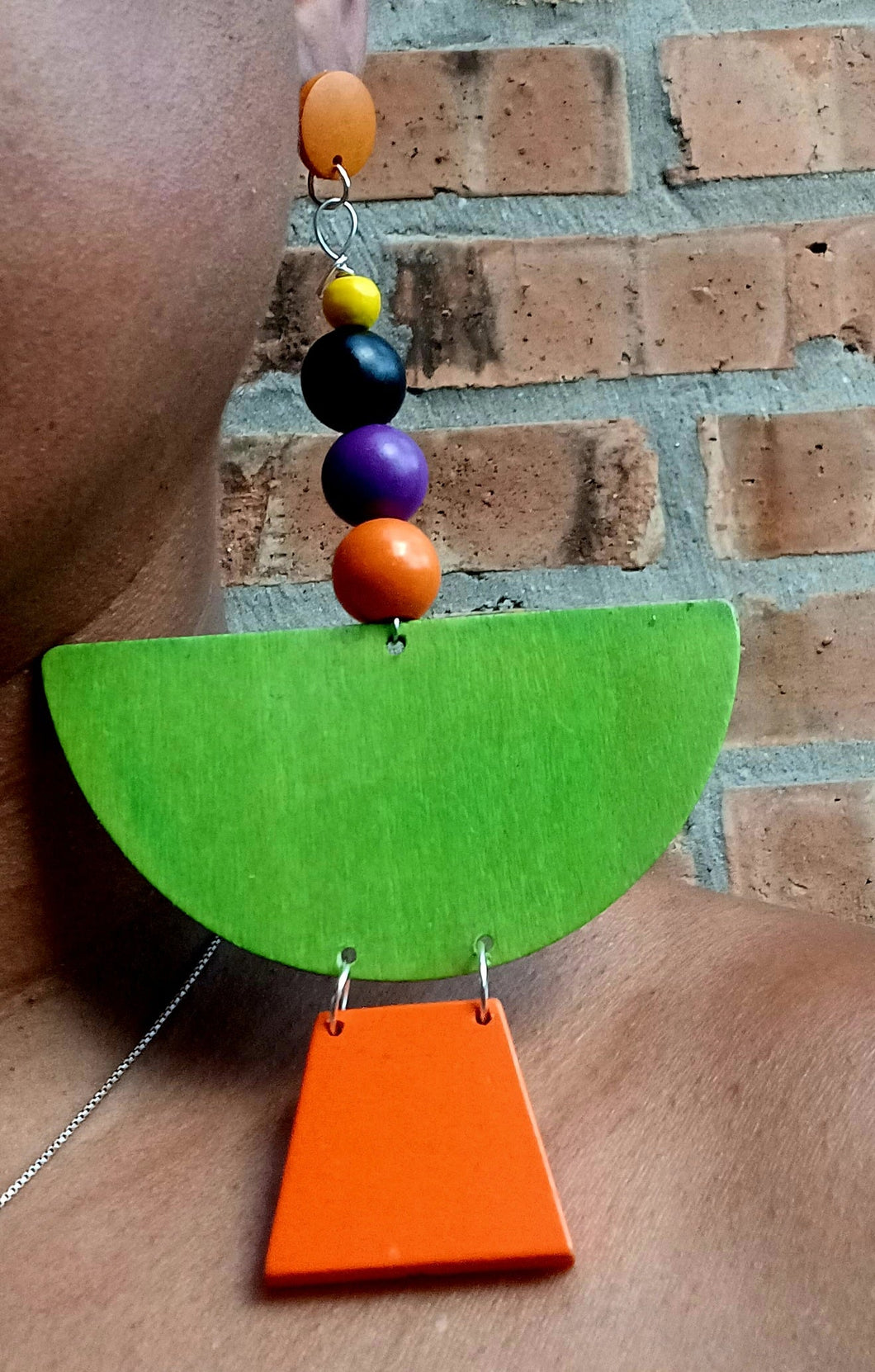 Handmade colorful geometric earrings Kargo Fresh
