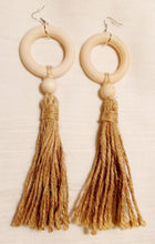 Load image into Gallery viewer, Handmade extra large boho tassel earrings Kargo Fresh
