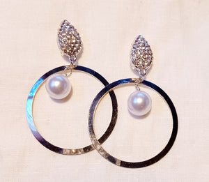Handmade faux pearl Clip On Earrings Kargo Fresh