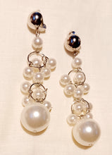 Load image into Gallery viewer, Handmade faux pearl clip on earrings Kargo Fresh
