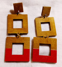 Load image into Gallery viewer, Handmade geometric boho earrings Kargo Fresh
