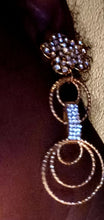 Load image into Gallery viewer, Handmade gold metal Multi Hoop Clip On Earrings Kargo Fresh
