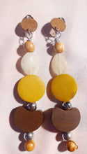 Load image into Gallery viewer, Handmade light boho dangle clip on earrings Kargo Fresh
