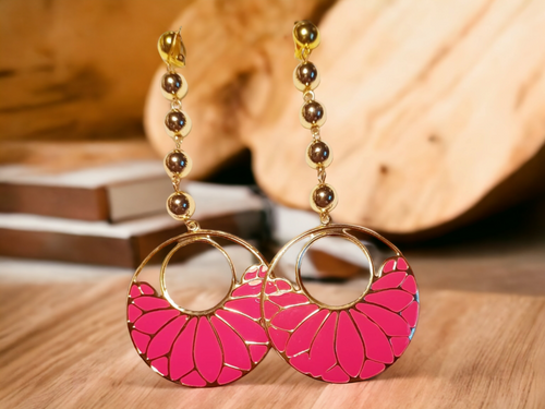 Handmade long  Boho Clip On Earrings Kargo Fresh