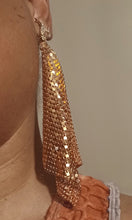 Load image into Gallery viewer, Handmade metal mesh clip on earrings Kargo Fresh
