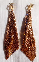 Load image into Gallery viewer, Handmade metal mesh clip on earrings Kargo Fresh
