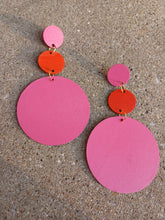 Load image into Gallery viewer, Handmade modernist colorblock earrings Kargo Fresh
