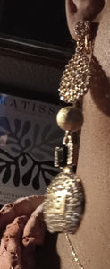 Handmade perfume bottle themed clip on earrings Kargo Fresh