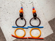 Load image into Gallery viewer, Handmade pop art earrings Kargo Fresh
