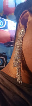Load image into Gallery viewer, Handmade rhinestone mesh clip on earrings Kargo Fresh
