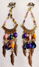 Load image into Gallery viewer, Handmade  tassel clip on earrings Kargo Fresh
