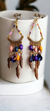 Load image into Gallery viewer, Handmade  tassel clip on earrings Kargo Fresh
