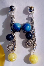 Load image into Gallery viewer, Handmade vintage charm dangle clip on earrings Kargo Fresh
