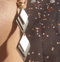 Load image into Gallery viewer, Handmade wood layer clip on earrings Kargo Fresh
