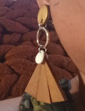 Load image into Gallery viewer, Handmade wooden boho clip on earrings Kargo Fresh
