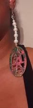 Load image into Gallery viewer, Handpainted A.K.A Greek Sorority Earrings Kargo Fresh
