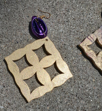 Load image into Gallery viewer, Handpainted Adinkra symbol Earrings Kargo Fresh
