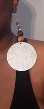 Load image into Gallery viewer, Handpainted Adinkra symbol Earrings Kargo Fresh
