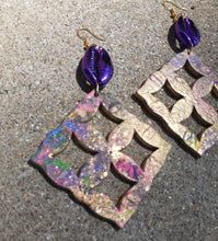 Load image into Gallery viewer, Handpainted Adinkra symbol Earrings Kargo Fresh
