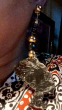 Load image into Gallery viewer, Handpainted Afrocentric Clip On Earrings Kargo Fresh

