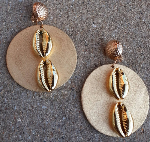 Handpainted Afrocentric Clip On Earrings Kargo Fresh