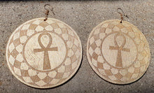 Load image into Gallery viewer, Handpainted Ankh Earrings Kargo Fresh
