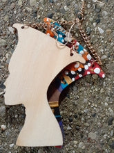 Load image into Gallery viewer, Handpainted Urban Queen  Earrings Kargo Fresh
