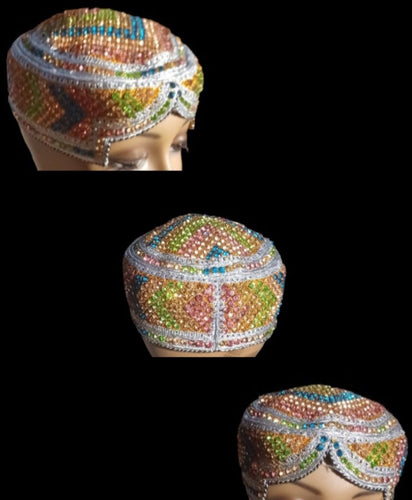 Heavily beaded vintage sindhi hat Kargo Fresh