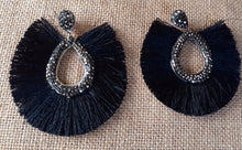 Load image into Gallery viewer, Hematite Tassel  Earrings Kargo Fresh
