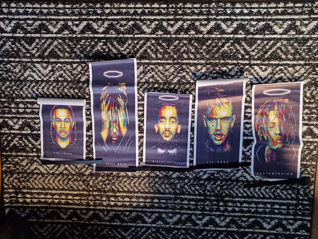 Hip hop angels poster set new Kargo Fresh