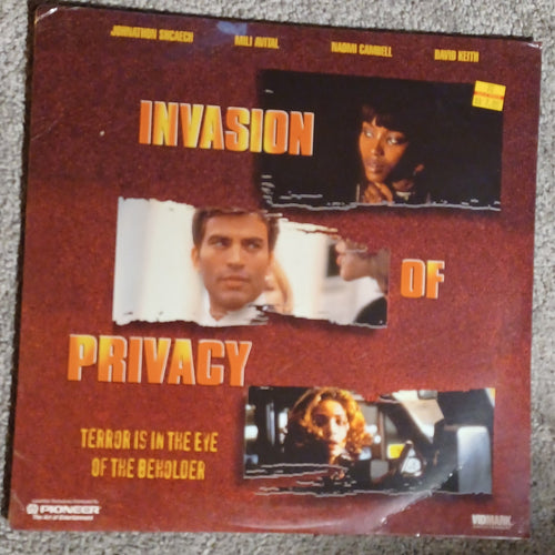 Invasion of privacy Laser Disc Sealed original Kargo Fresh