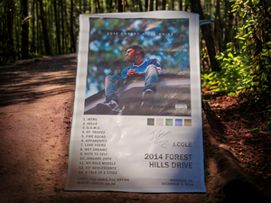 J. Cole 2014 Forest Hills Drive Poster Kargo Fresh