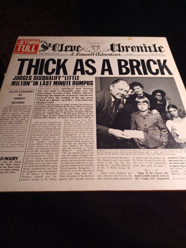 Jethro Tull Thick As A Brick Vinyl Kargo Fresh