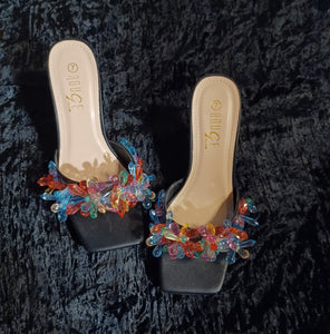 Jewled open toe heels 6.5 Kargo Fresh