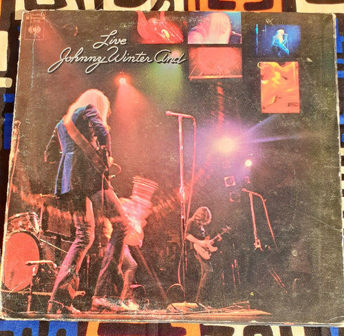 Johnny Winter And...- LIVE 33 RPM Lp Kargo Fresh